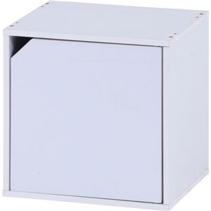 キューブボックス 扉付 ホワイト（WH） 組立品