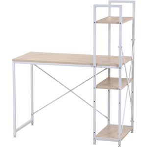 ラック付きデスク OAK オーク 組立品