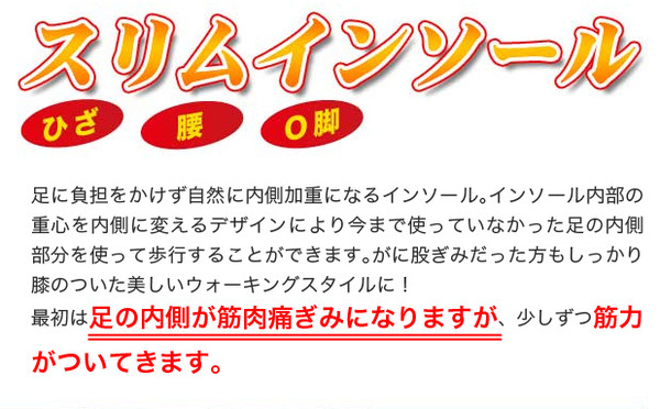 スリムインソール M (靴の中敷き)