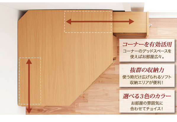 コーナーテレビボード【Ecke】エッケ