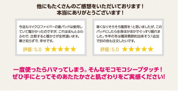 マイクロファイバーぬくぬく敷パッド(アルミシート入) ダブル ブラウン