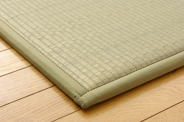 純国産 日本製 ユニット畳 『ふっくら微笑み』 82×82×2.2cm(9枚1セット) 中材:ウレタンチップ+硬綿