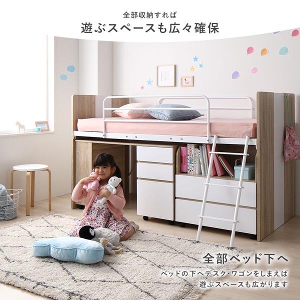 全部収納すれば遊ぶスペースも広々確保