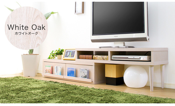 完成品 伸縮式テレビ台 ローボード ローデスク