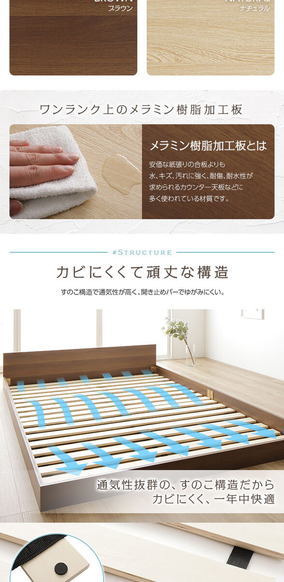 カビにくくて丈夫な構造