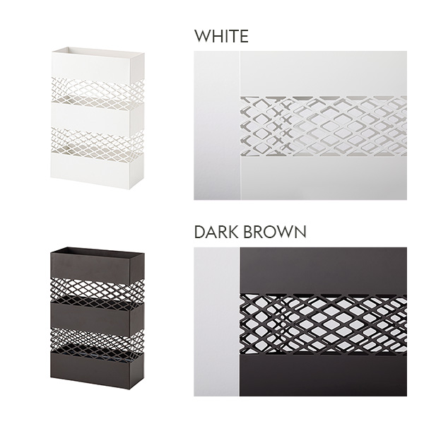 WHITE/DARK BROWN