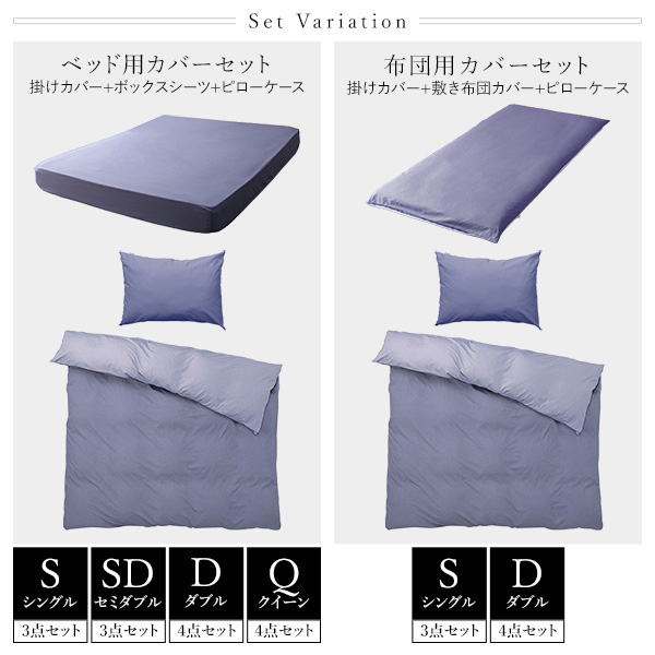 【受注生産】綿100％日本製ボックスシーツ（ファミリーサイズ） 単品 -
