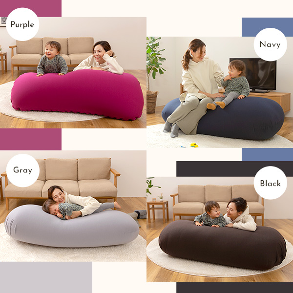 カラーバリエーション・パープル/ネイビー/グレー/ブラック