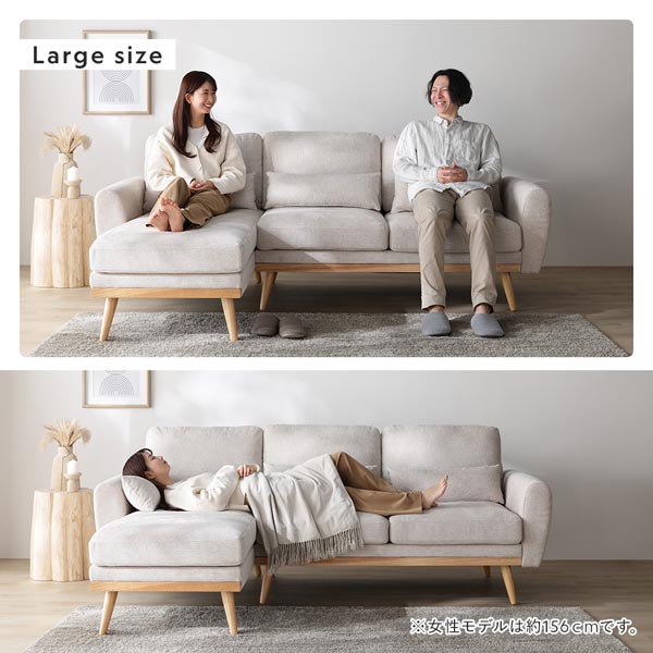 ラージサイズ：横幅約220cm