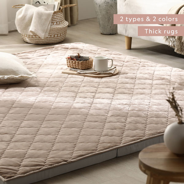 2types & 2colors Thick rugs