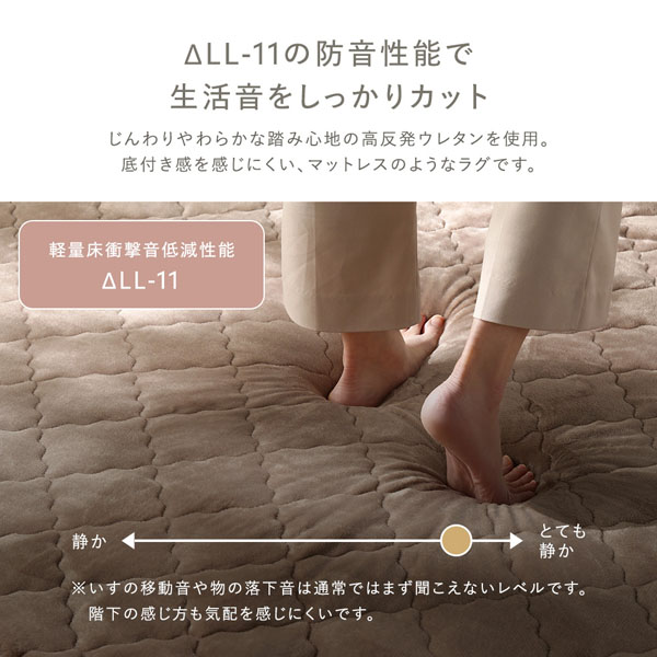 ΔLL-11の防音性能で生活音をしっかりカット