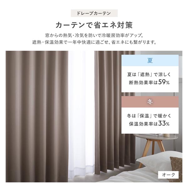 カーテンで省エネ対策