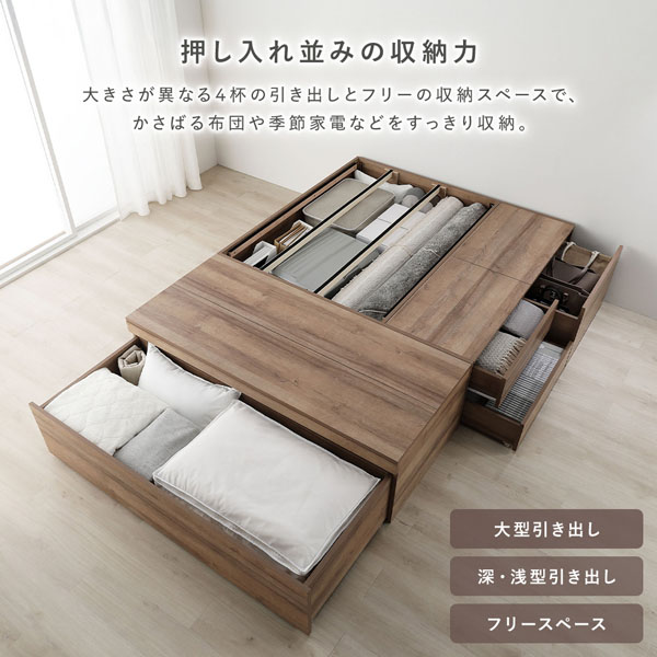 押し入れ並みの収納力